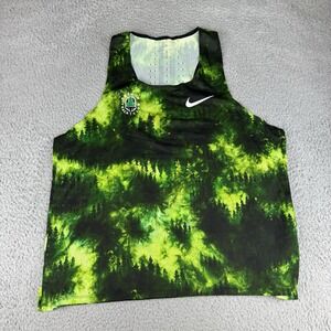 Nike AeroSwift Oregon Track Club Singlet Tank Top Green Mens Xl CW1259-100‎
